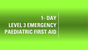 1 Day Level 3 Emergency Paediatric First Aid